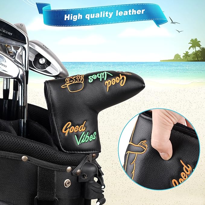 Craftsman Golf Blade Putter Headcover Cover Magnet Magnetic Closure Funny Animal Different Design for Your Choice