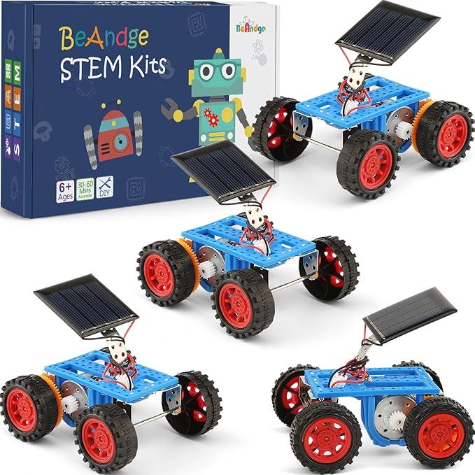 Bulk STEM Solar Robot Kits, STEM Building Toys by BeAndge