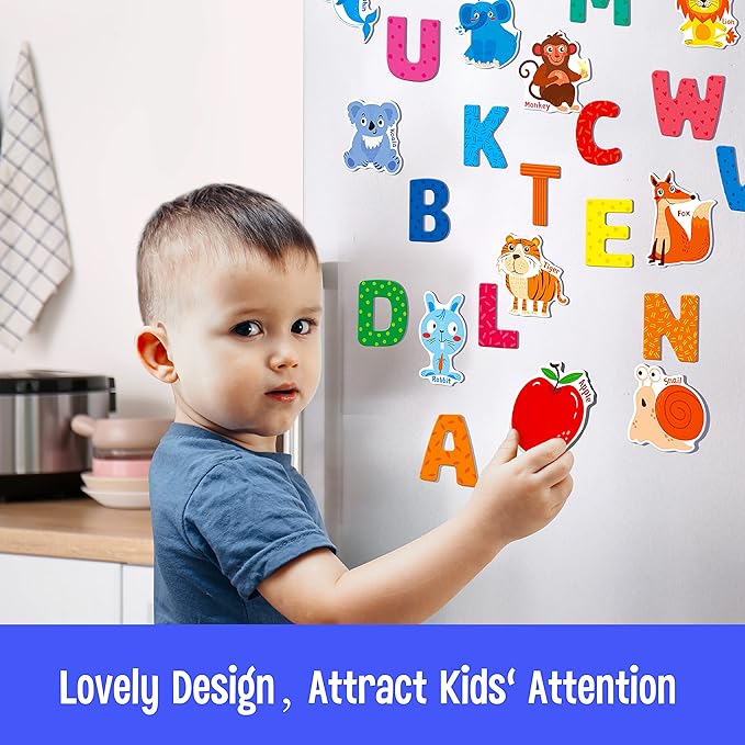 Large Magnetic Letters and Animals, Educational Learning Tool - Image 5