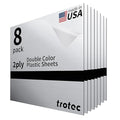 Trotec | Metallic Looking Acrylic Sheet | 12"x12"x1/32, Name Plate | USA Made by TrotecEngravingSupplies