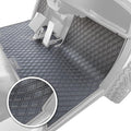 Xtreme MATS Yamaha Compatible Golf Cart Mat, Full Coverage Golf Cart Floor Liner Mat - Compatible with Yamaha Adventurer (2007-2017), G29, YDR, & Drive (Gen1) Models Only - Black with Grey Trim
