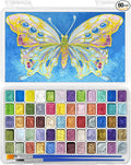 Mini Forestry Shifting Watercolor Painting Set, 60 Color Shifting Watercolor by CraftyManor