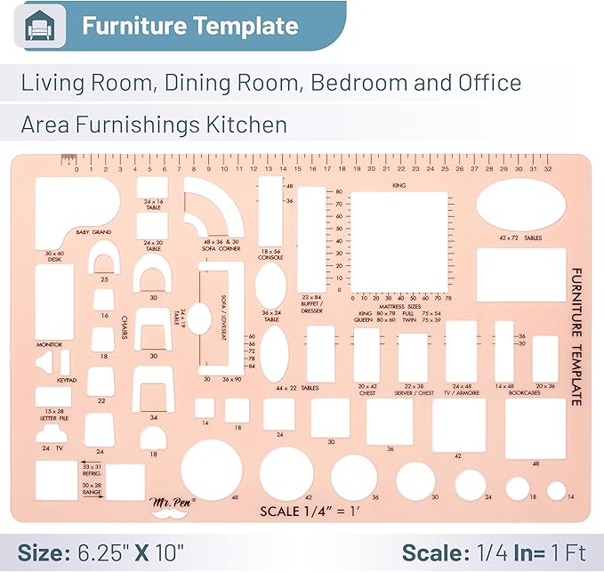 Mr. Pen- House Plan, Interior Design and Furniture Templates, Drafting Tools - Image 5