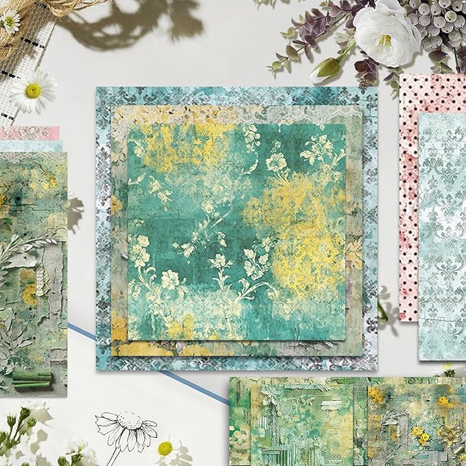Scrapbook Paper 12x12 inch, 24 Sheets DIY Origami Decorative Craft, Double - Image 4