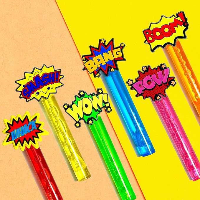 Superhero Party Favors, Cool Bubble Wand - Image 2