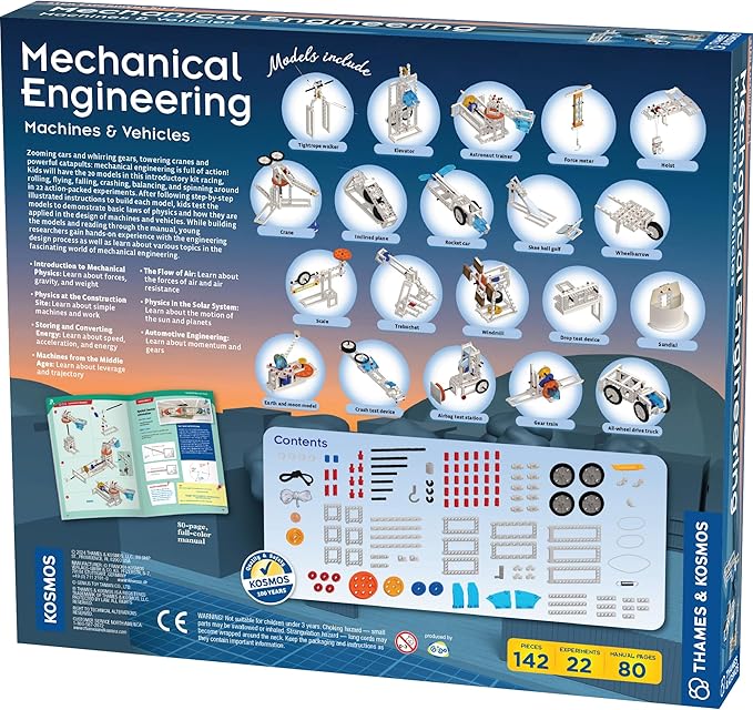 Thames & Kosmos Mechanical Engineering: Machines & Vehicles STEM Experiment Kit - Image 2