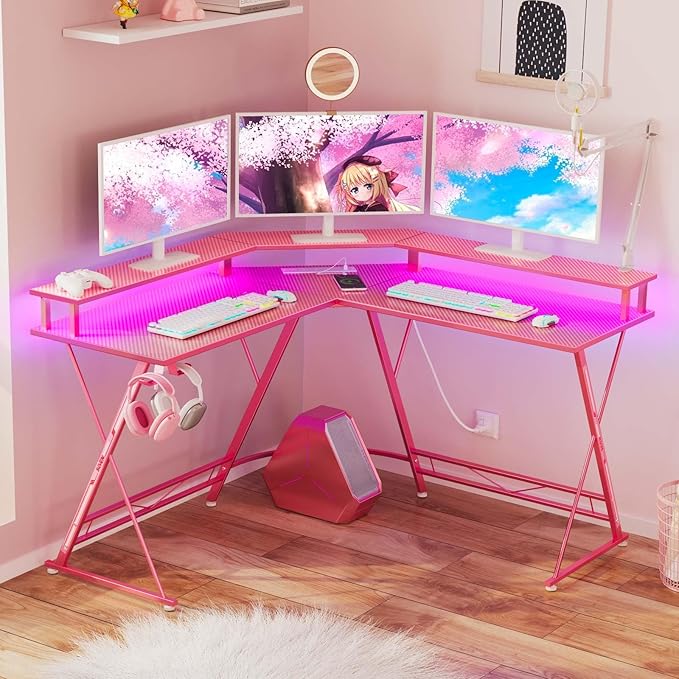 SEVEN WARRIOR Gaming Desk 50.4” - Image 2