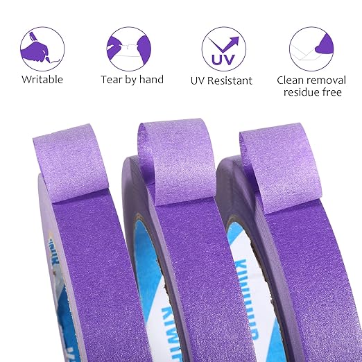 Purple Painters Tape, 1 inch x 60 Yards - Image 4