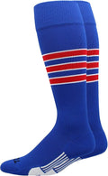MadSportsStuff Softball Socks Baseball Socks | White & Team Colors | USA Made | Sizes for Girls, Youth Boys, Men & Women