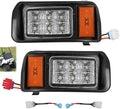 DRIVE UP Club Car DS LED Headlight Kit, 12V Factory Style LED Headlights with Adapter Wire for Club Car DS 1993-up Gas and Electric Golf Carts, OEM 101988001
