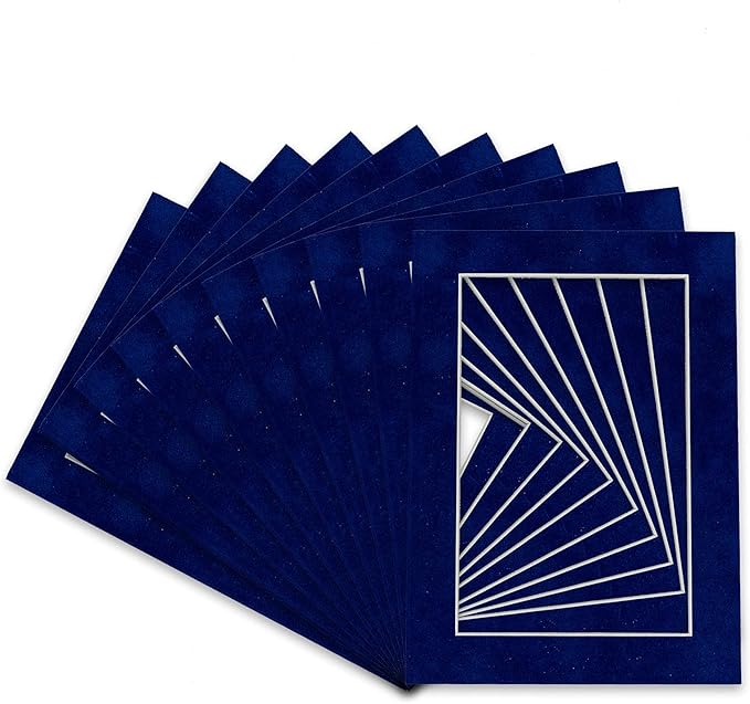Pack of Ten Acid Free 11x14 Mats Bevel Cut by Poster+Palooza