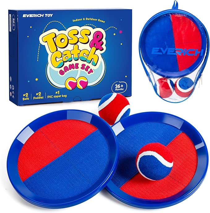 EVERICH Upgraded Toss and Catch Ball Game Set by EVERICHTOY