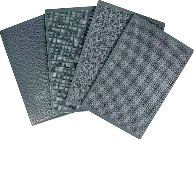 Arbuya Geometric Pattern Polymer Clay Texture Sheets by Arbuya