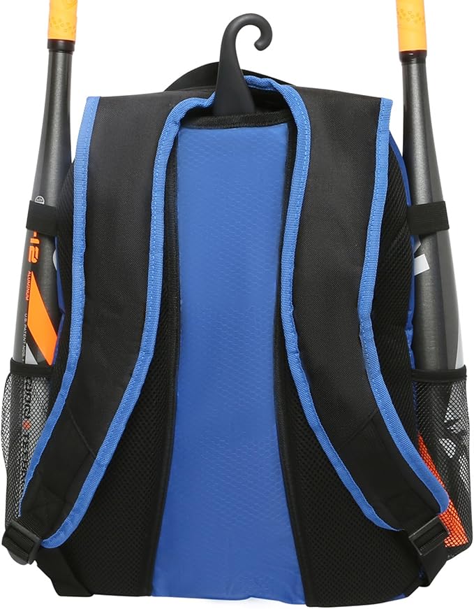 Athletico Youth Baseball Bag - Bat Backpack for Baseball, T-Ball & Softball Equipment & Gear | Holds Bat, Helmet, Glove | Fence Hook