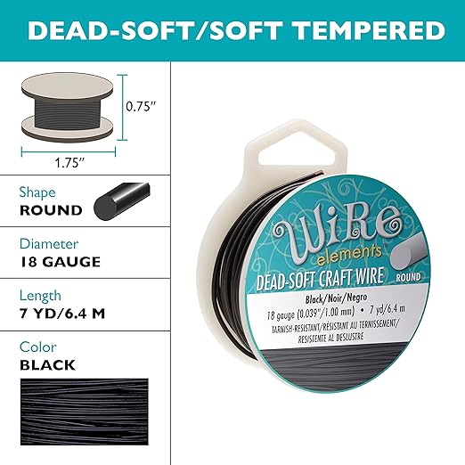 The Beadsmith Wire Elements Craft Wire – Tarnish Resistant, Soft Temper - Image 2