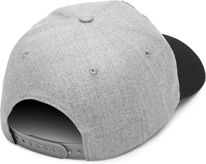 Volcom Unisex Adult Quarter Twill Hat – 6-Panel Adjustable Snapback Baseball Cap with Stone Logo