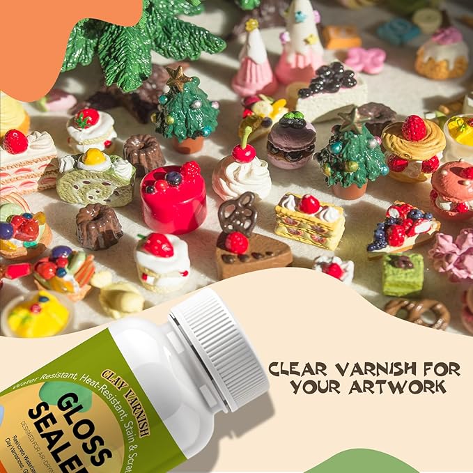 200ml Air Dry Clay Glaze, Air Dry Clay Varnish, Air Dry Clay Sealant, Clay Glaze - Image 7
