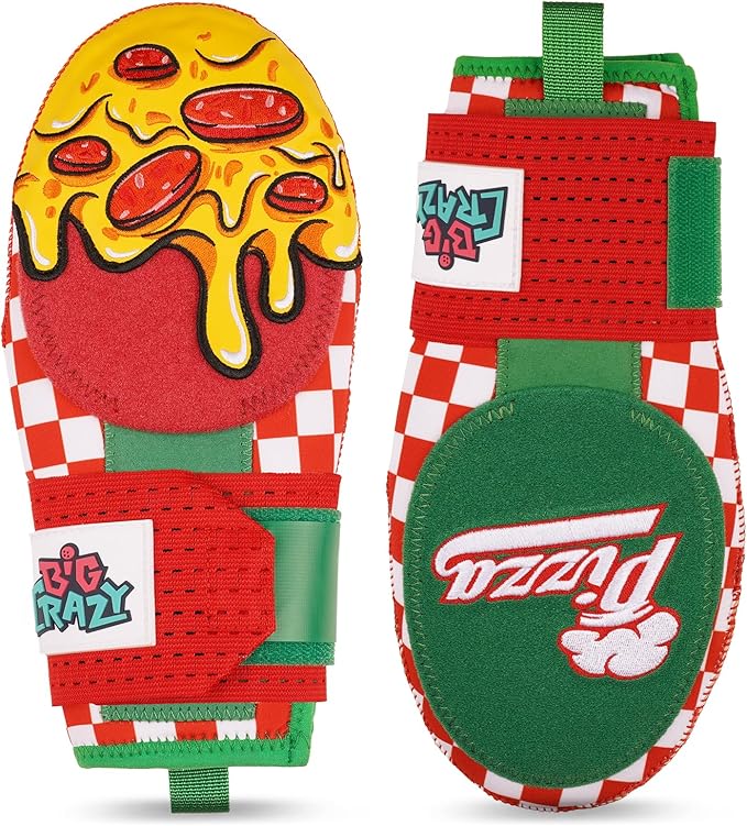 Big Crazy Baseball Sliding Mitt for Youth Sliding Mitt Glove Universal Left/Right Hand Drippy Drip Accessory Pizza Cookies