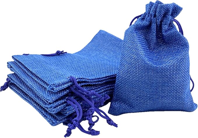 Palmhomee Pack of 25 Burlap Gift Bags - Image 2