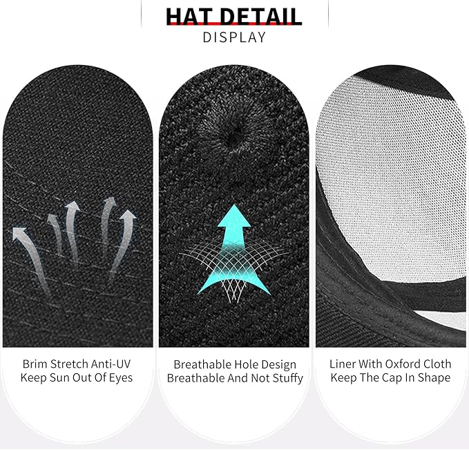 Snapback Hats for Men Flat Bill Hats for Men Black SkullHat Flat Brim Hat Fitted Hats Baseball Caps