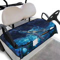 Golf Cart Seat Covers, Universal Golf Cart Seat Towel Blanket with 4 Front Pockets & Nonskid Bottom Fits for Club Car 2 Person Seats Golf Carts