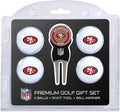 Team Golf NFL Regulation Size Golf Balls (4 Count) & Divot Tool with Removable Double-Sided Magnetic Marker