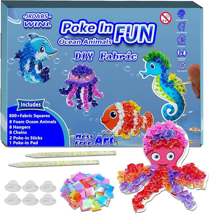mom&myaboys Mess-Free Poke Art for Kids Ages 4-8 by mom%26myaboys
