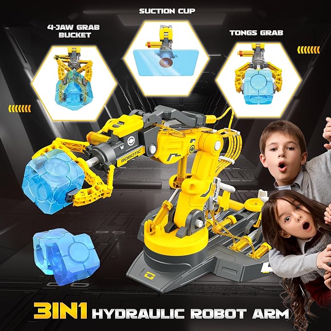SMIESSKIDDO 3 in 1 Hydraulic Robot Arm - Image 2