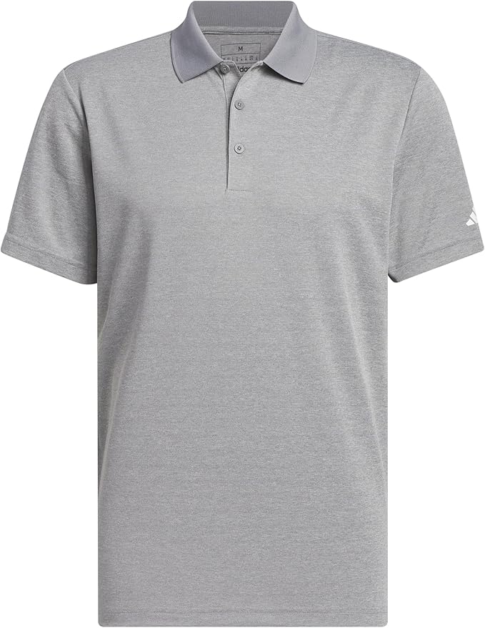 adidas Men's Performance Heathered Polo Shirt