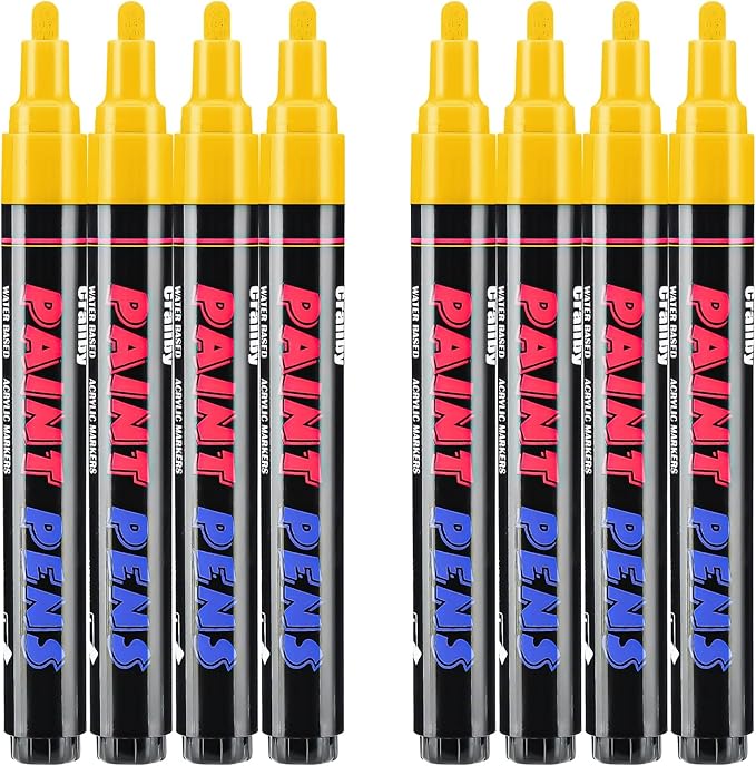Yellow Paint Pens Paint Markers by Craiiby