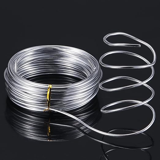 TecUnite Aluminum Craft Wire for Sculpting Armature Bendable Craft Wire for DIY - Image 3