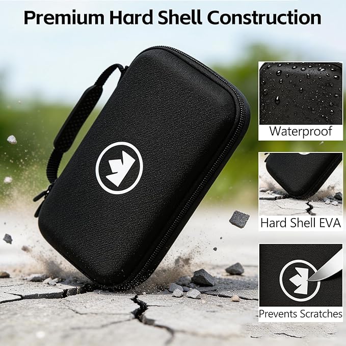 Craftsman Golf Glove Holder Case with Glove Shaper Portable Golf Accessories Organizer for Tees,Balls,Divot Tools,Ball Marker Golf Bag Accessories Golf Gift for Men/Women