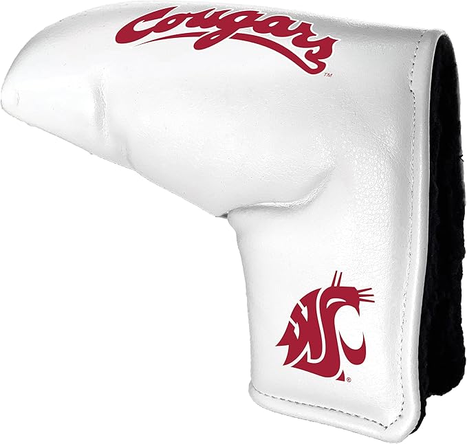 Team Golf NCAA Tour Blade Putter Cover (White), Fits Most Blade Putters, Scotty Cameron, Taylormade, Odyssey, Titleist, Ping, Callaway