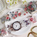 Vintage Flower PET Tape by SitsinkArtCraftsTools