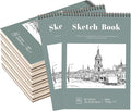 12 Pack Sketch Book, 9 x 12 Inch Sketchbook, 68lb/100gsm Top Spiral Bound by Prudiut