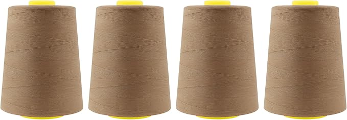 Mandala Crafts 4 Pack of Serger Threads Cones Spools by MandalaCrafts