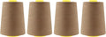 Mandala Crafts 4 Pack of Serger Threads Cones Spools by MandalaCrafts