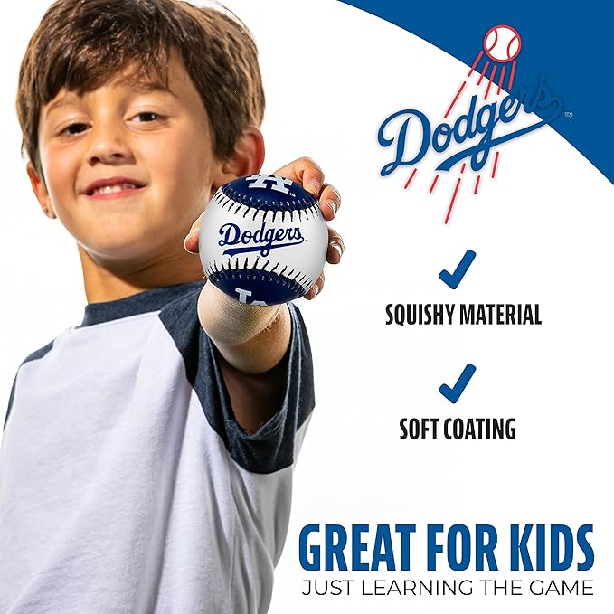 Franklin Sports MLB Team Soft Baseballs - Team Logo - Fan Shop Toy Baseball for Kids - Decoration for Desks and Office