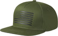 UALON Baseball Cap, Snapback Trucker Hat for Men & Women with American Flag and Adjustable, Breathable Mesh, Flat Bill Hats