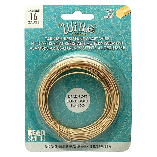 The Beadsmith Wire Elements Craft Wire – Tarnish Resistant, Soft Temper by TheBeadsmith