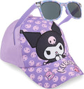 Hello Kitty | Disney Stitch | Care Bears Baseball Cap & Sunglasses for Girls UV400 Sun Protection Gifts for Girls