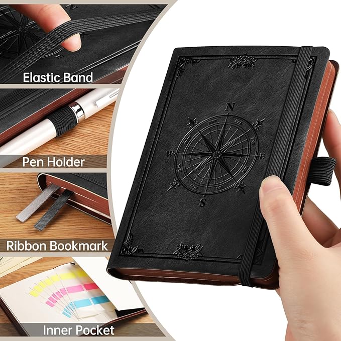 AHGXG Small Lined Pocket Journal Notebook - Image 5