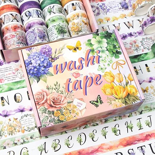 24 Rolls Washi Tape Set - Image 7