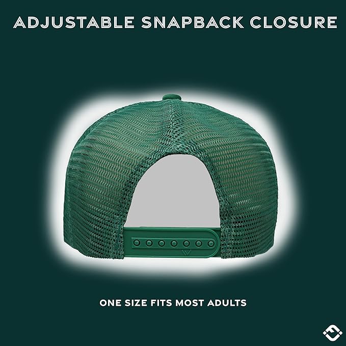 Funky Junque Premium Mesh Snapback Trucker Hat - Stylish Comfort for All - Patriotic, Humor & More