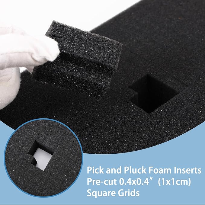 Coengwui Pick and Pluck Foam Inserts, Pre-Cubed Pick Apart Sheets - Image 5