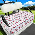 Golf Cart Seat Covers Club Car Golf Cart Accessories for Men Women Golf Carts Seat Towel Blanket 2-Seat Golf Cart Decorations