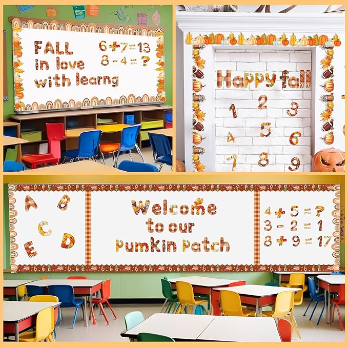 221 Pcs Bulletin Board Letters Round Alphabet Number Punctuation Symbol Combo - Image 6