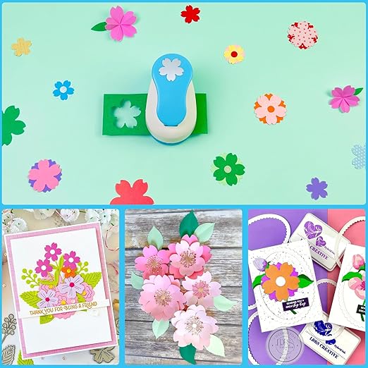 Flower Hole Punch for Paper Craft Size Out 2-Inch, Cherry Blossoms Punches - Image 6