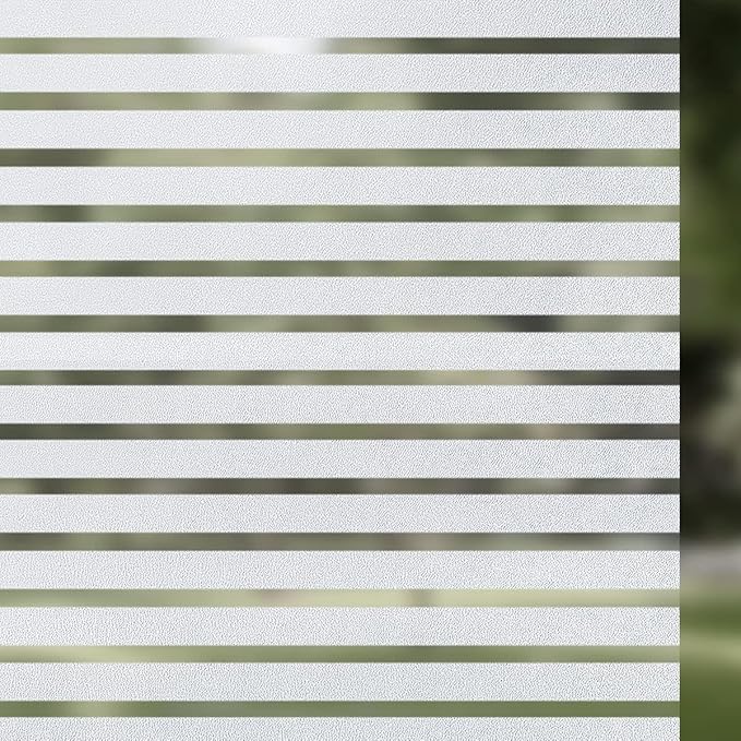 Qualsen Privacy Window Film, Frosted Windows Privacy Film, Frosting Cling by Qualsen