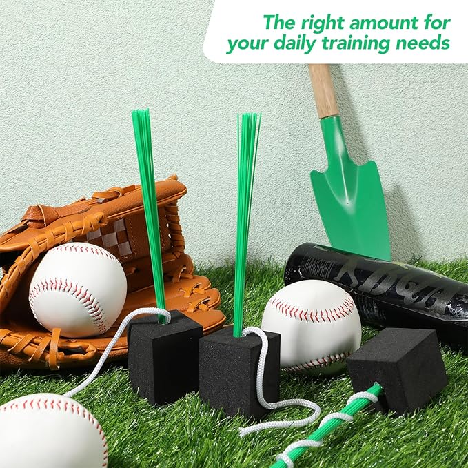Shappy 24 Pieces Base Plugs with Tassels Heavy Duty Rubber Baseball Anchor Plug for Baseball Field Drill Softball Accessories